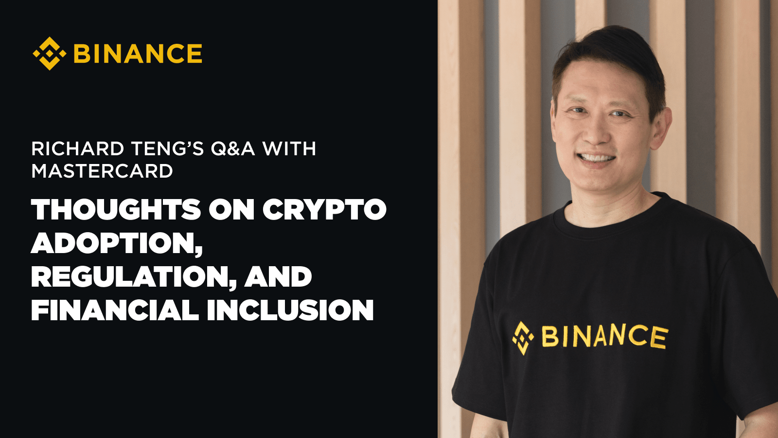 Richard Teng Shares Thoughts on Crypto Adoption, Regulation, and Financial Inclusion in a Mastercard Q&A